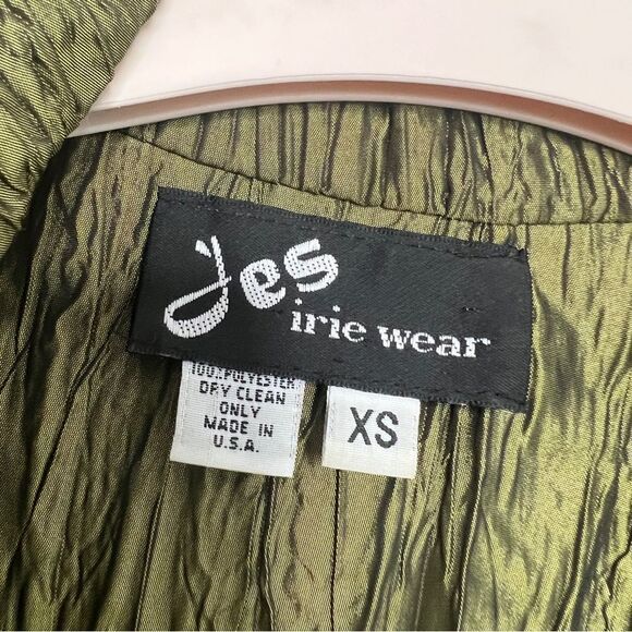 Vintage 90s jacket crinkle fabric - Picture 4 of 9